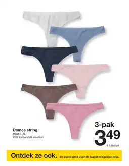 Zeeman Dames string aanbieding