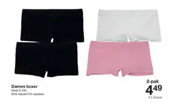 Zeeman Dames boxer aanbieding