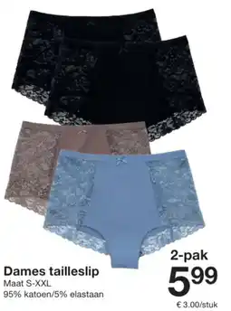 Zeeman Dames tailleslip aanbieding