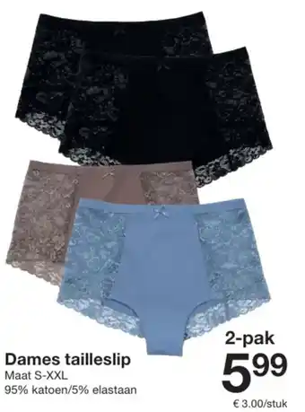 Zeeman Dames tailleslip aanbieding