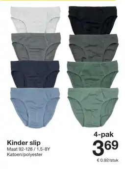 Zeeman Kinder slip aanbieding