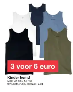 Zeeman Kinder hemd aanbieding