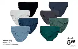 Zeeman Heren slip aanbieding