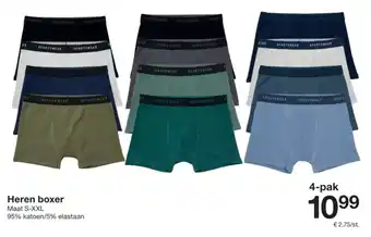 Zeeman Heren boxer aanbieding