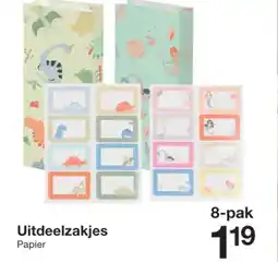 Zeeman Uitdeelzakjes Papier aanbieding
