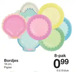 Zeeman Bordjes aanbieding