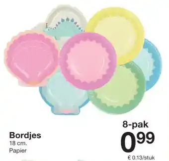 Zeeman Bordjes aanbieding
