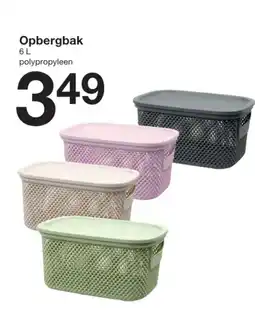 Zeeman Opbergbak aanbieding