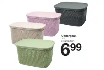 Zeeman Opbergbak aanbieding