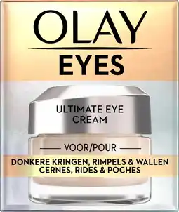 Amazon Olay Eyes Ultimate Oogcrème, Vemindert Donkere Kringen, Rimpels En Wallen Zichtbaar En Direct 15ml aanbieding