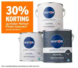 GAMMA Op Histor Perfect Finish muurverf ook op mengverf aanbieding