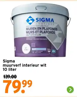 GAMMA Sigma muurverf interieur wit aanbieding