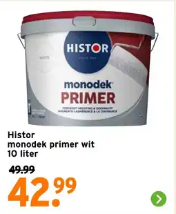 GAMMA Histor monodek primer wit aanbieding
