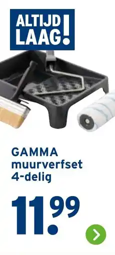GAMMA GAMMA muurverfset aanbieding