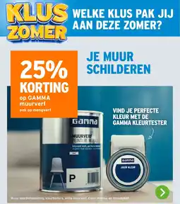 GAMMA Op GAMMA muurverf aanbieding