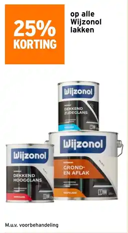 GAMMA Op alle Wijzonol lakken aanbieding