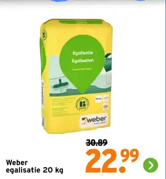 GAMMA Weber egalisatie aanbieding