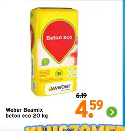 GAMMA Weber Beamix beton eco aanbieding