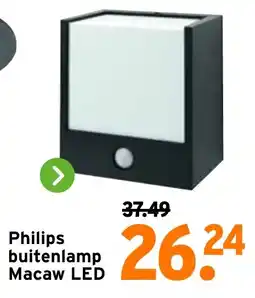 GAMMA Philips buitenlamp Macaw LED aanbieding