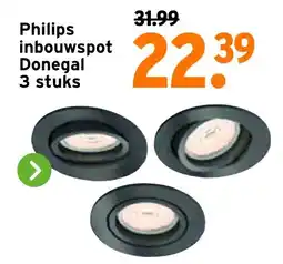 GAMMA Philips inbouwspot Donegal aanbieding