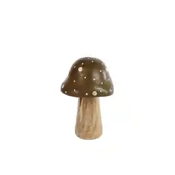 Marskramer Sculptuur paddenstoel peter mango 9x8x13cm aanbieding
