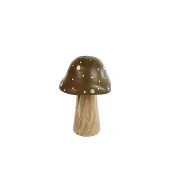 Marskramer Sculptuur paddenstoel peter mango 9x8x13cm aanbieding