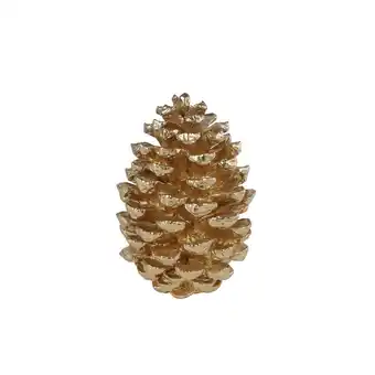 Marskramer Sculptuur Pine Cone goud polystone 21x21x29cm aanbieding