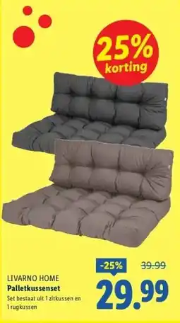 Lidl Palletkussenset aanbieding