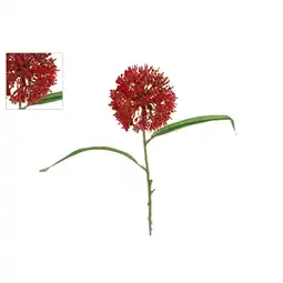 Marskramer Kunstbloem allium ball oranje PE 55cm aanbieding