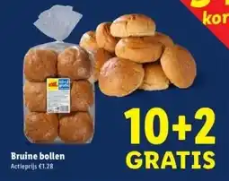 Lidl Bruine bollen aanbieding