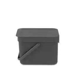 Marskramer Brabantia afvalemmer Sort & Go 6L grijs aanbieding