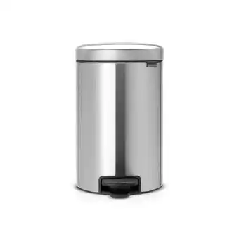 Marskramer Brabantia pedaalemmer Newicon 12L mat staal aanbieding