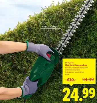 Lidl Elektrische heggenschaar aanbieding