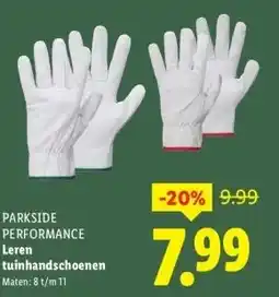 Lidl Leren tuinhandschoenen aanbieding