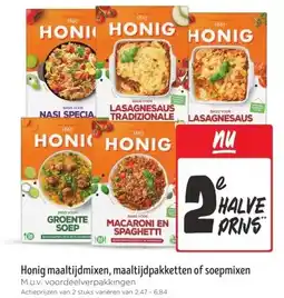 Jumbo Honig maaltijdmixen, maaltijdpakketten of soepmixen aanbieding
