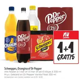 Jumbo Schweppes, Orangina of Dr Pepper aanbieding