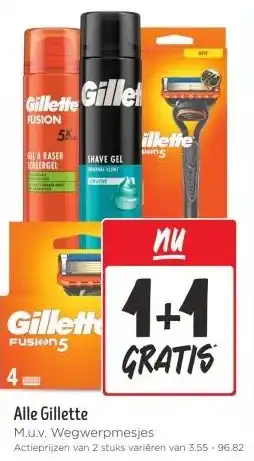 Jumbo Alle Gillette aanbieding