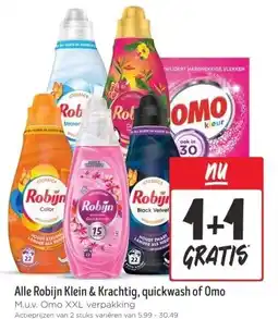 Jumbo Alle Robijn Klein & Krachtig, quickwash of Omo aanbieding