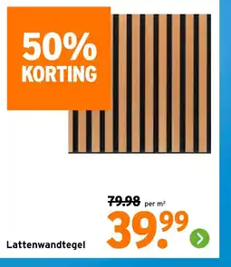 GAMMA Lattenwandtegel aanbieding