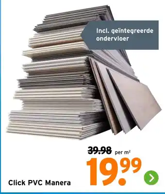 GAMMA Click PVC Manera aanbieding