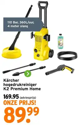 GAMMA Kärcher hogedrukreiniger K2 Premium Home aanbieding