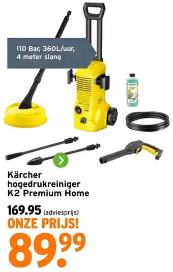 GAMMA Kärcher hogedrukreiniger K2 Premium Home aanbieding