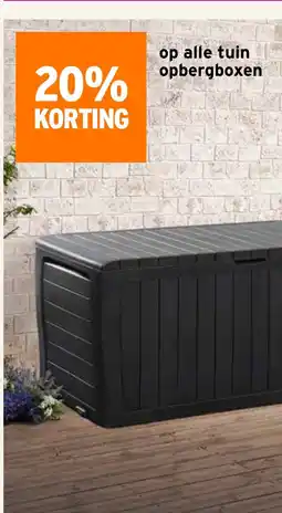 GAMMA Op alle tuin opbergboxen aanbieding