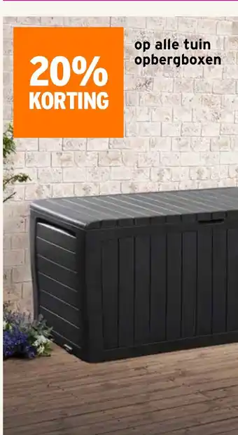 GAMMA Op alle tuin opbergboxen aanbieding