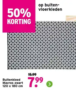 GAMMA Buitenkleed Mavros zwart aanbieding