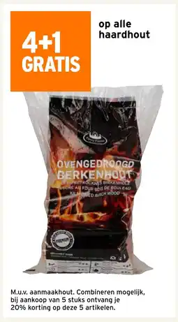 GAMMA Op alle haardhout aanbieding