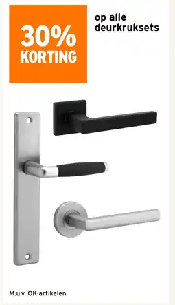 GAMMA Op alle deurkruksets aanbieding