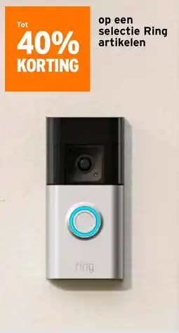 GAMMA Op een selectie ring artikelen aanbieding