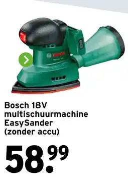 GAMMA Bosch 18V multischuurmachine aanbieding