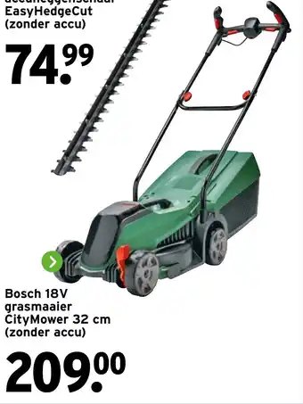 GAMMA Bosch 18V accuheggenschaar EasyHedgeCut aanbieding